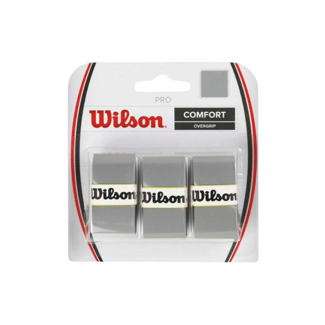 Wilson Pro Overgrip Comfort 3 Pk (Silver)