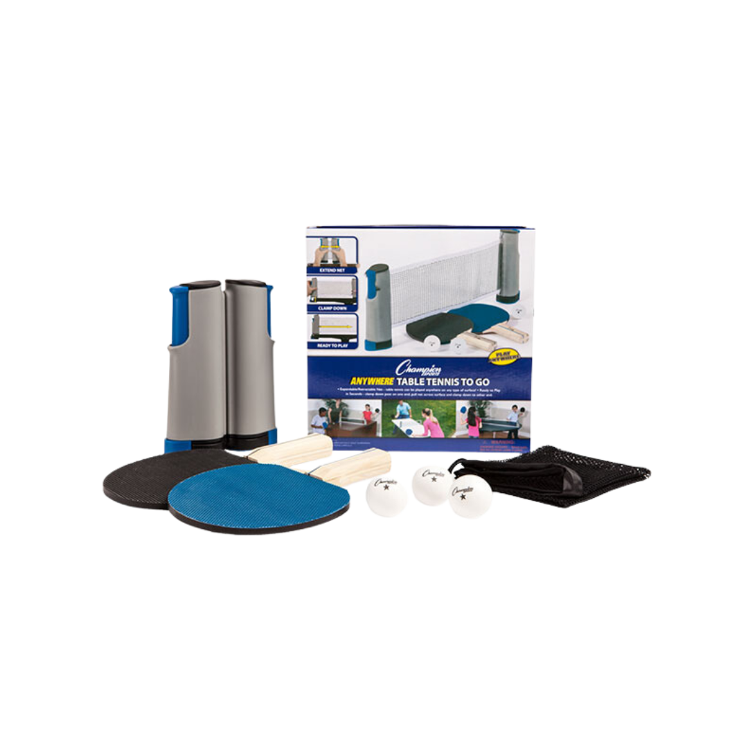 Champion Sports Anywhere Table Tennis Set