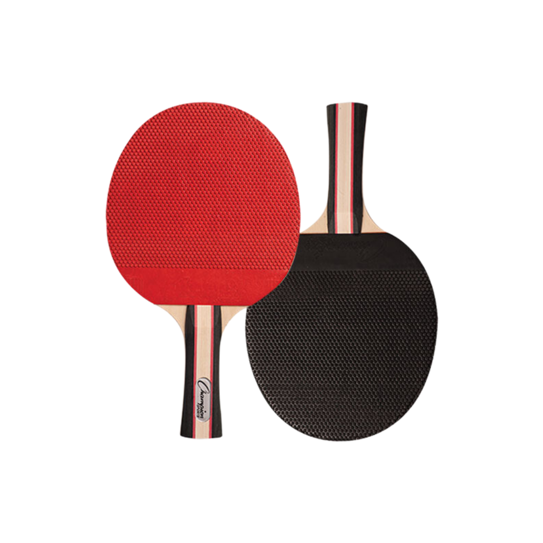 Champion Sports 7 Ply Pips Out Rubber Face Table Tennis Paddle