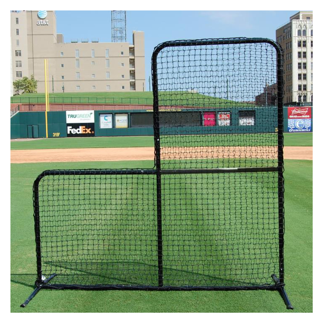 Trigon Sports Pitcher's Protector "L" Screen 7' x 7'