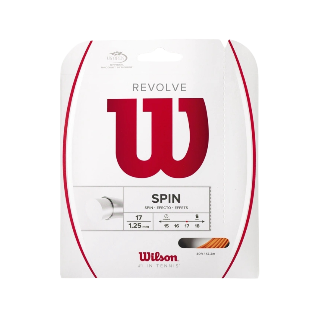 Wilson Revolve 17 Tennis String (Orange)