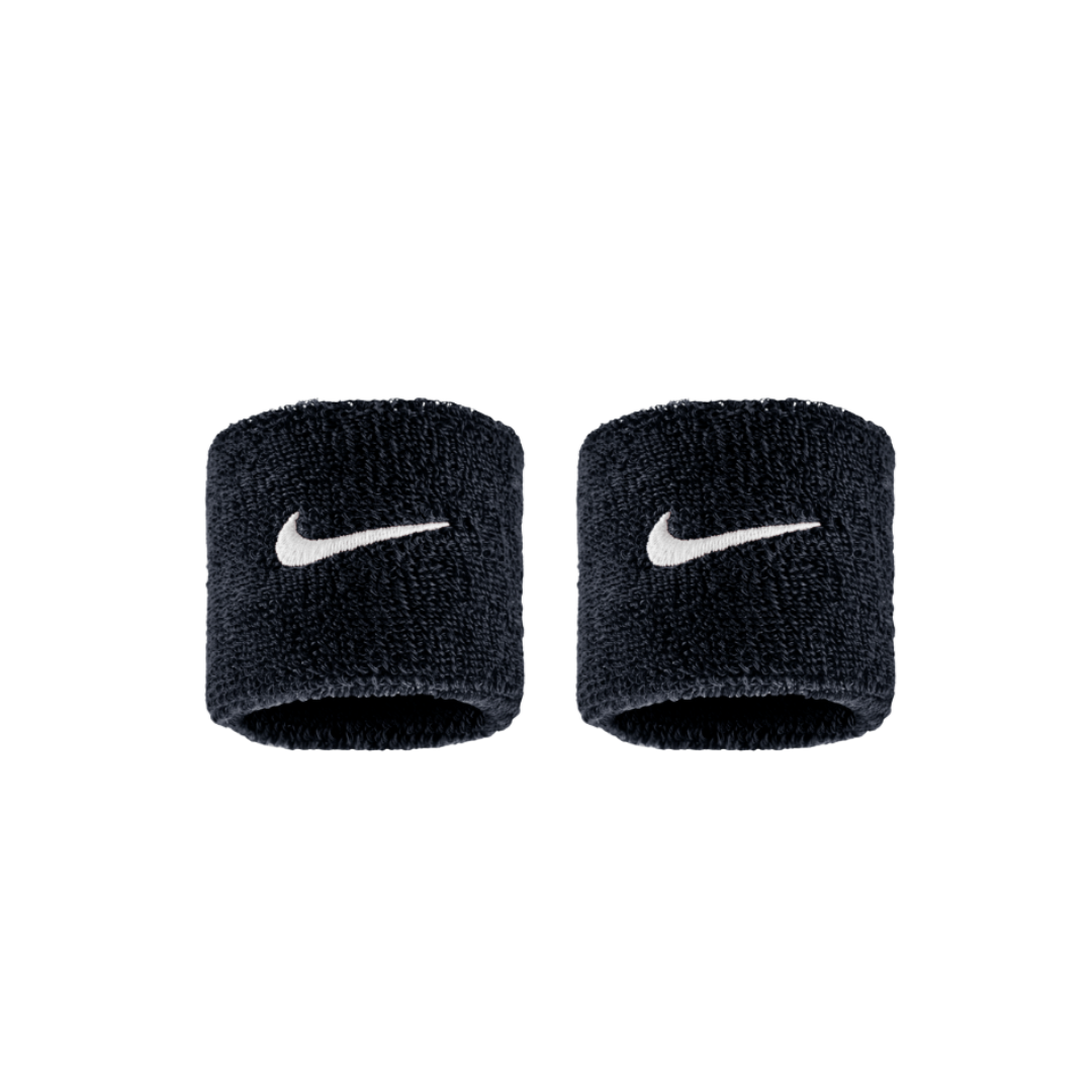 Nike Swoosh Classic Wristbands 2pk (Black)