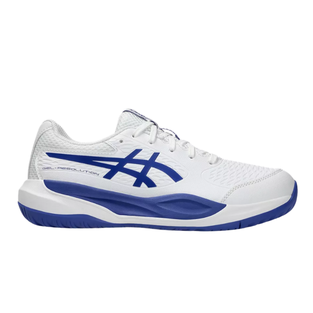 Asics Gel Resolution X Youth (White/Dark Cobalt)