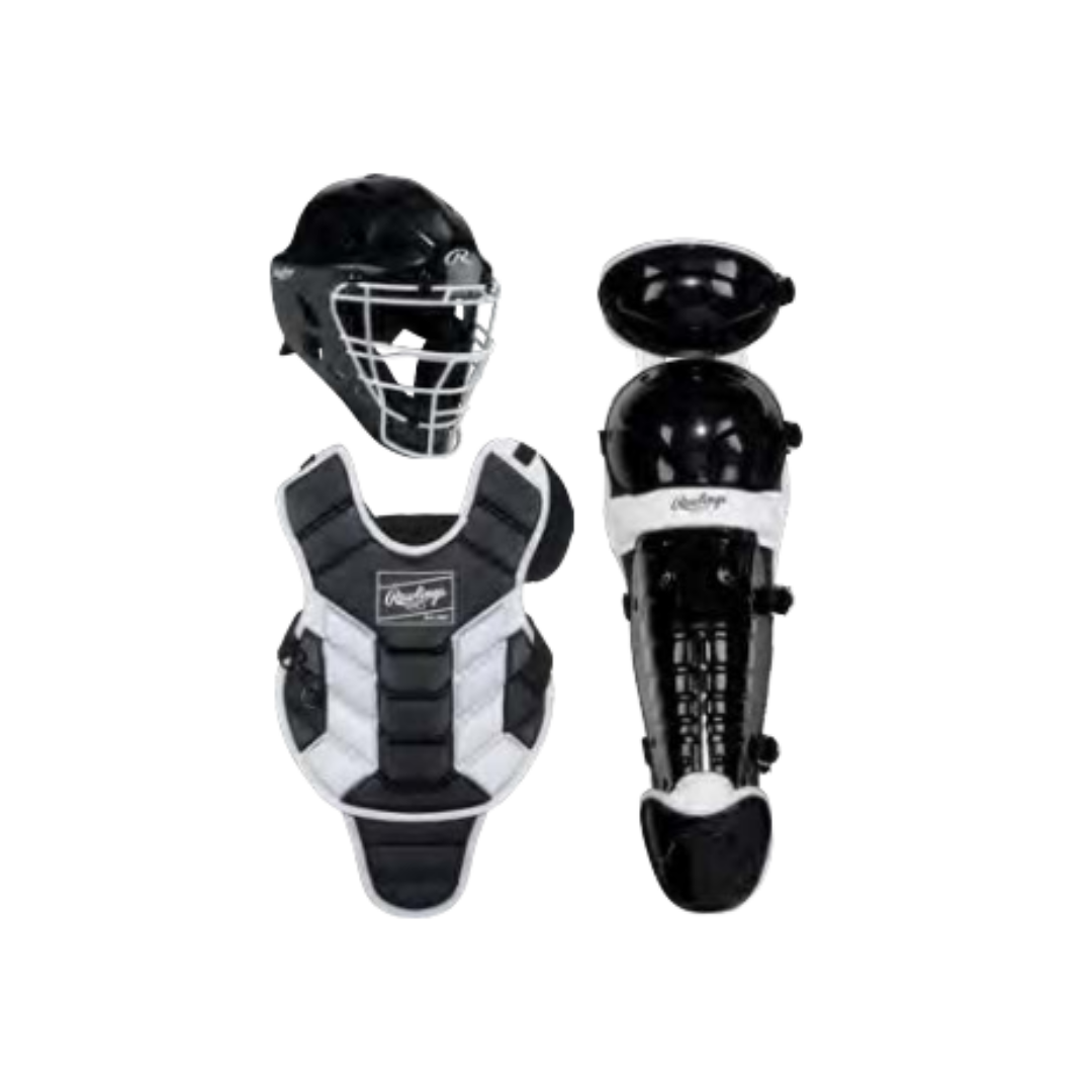 Rawlings Players 3 Series T-Ball Catcher's Set (U-6 Yrs) (Black)