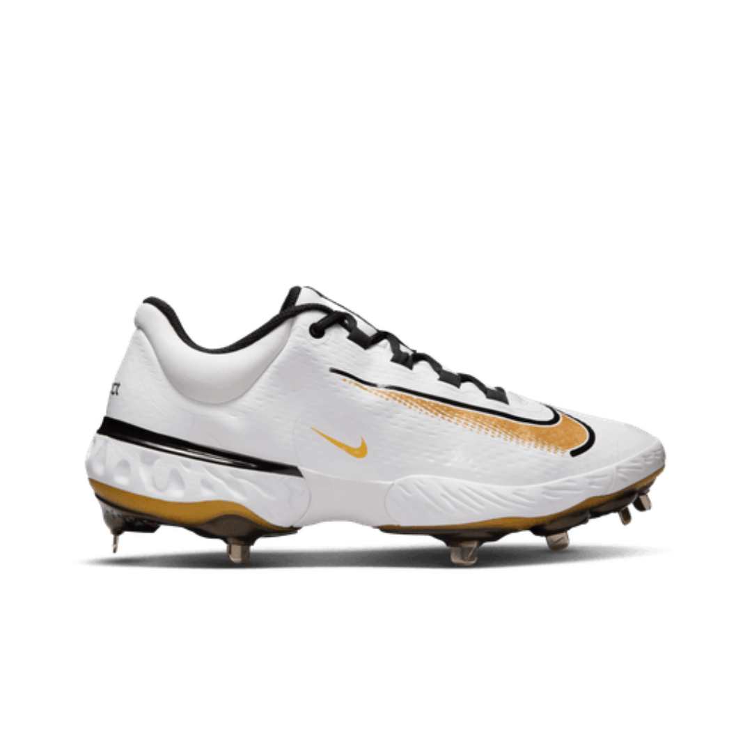 Nike Alpha Huarache Elite 4 Low (White/Gold)