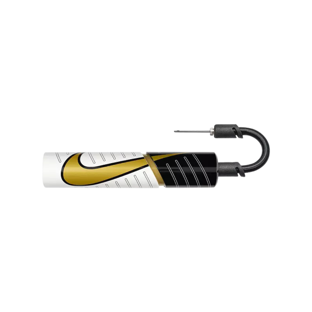 Nike Essential Ball Pump (White/Gold/Black)