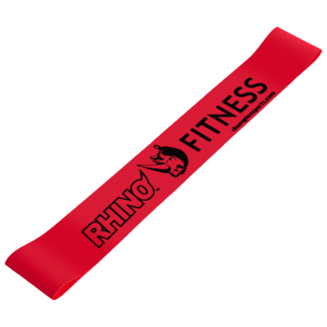 Rhino Fitness Loop Red Light (6 lb) 2" X 12"