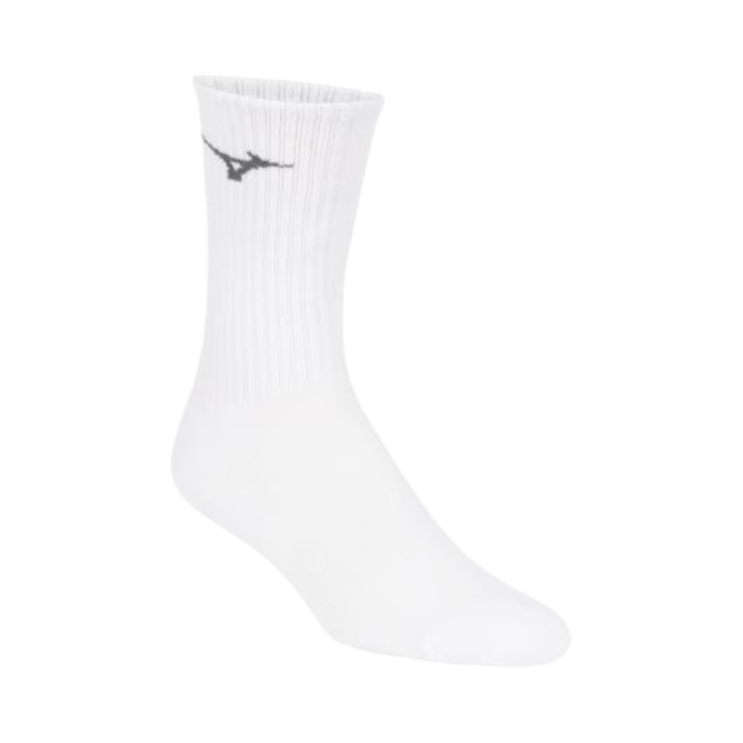 Mizuno Vital Crew Socks Small White 3pk