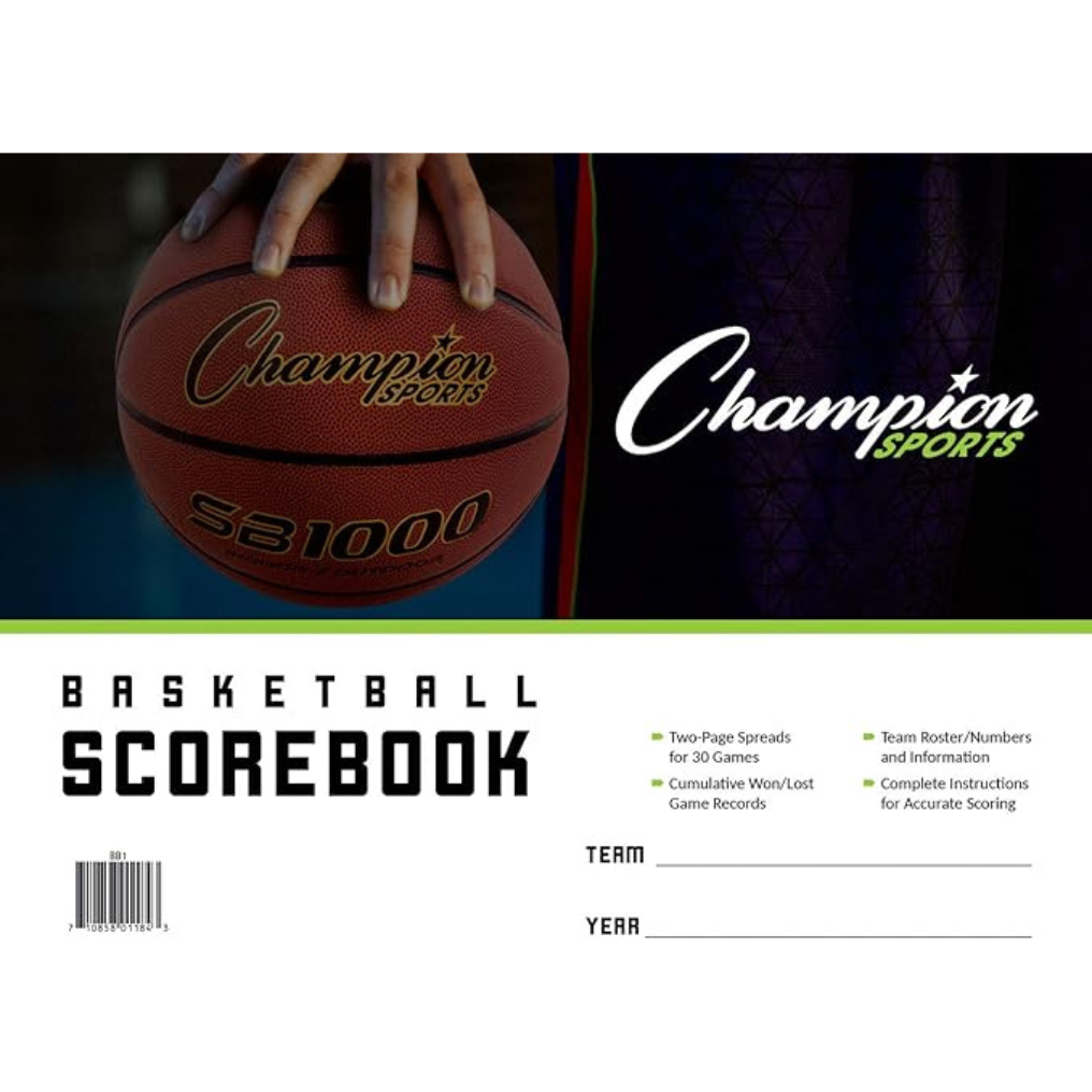 Champion Sports Basketball Scorebook