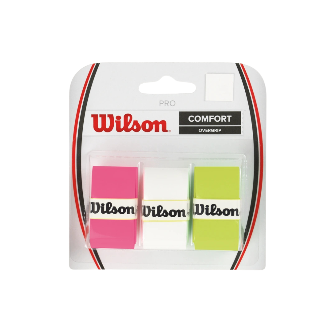 Wilson Pro Overgrip 3 Pack (Asstd Color)