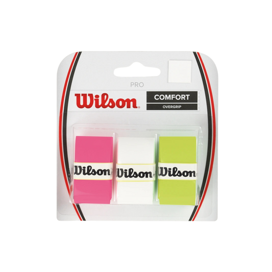 Wilson Pro Overgrip 3 Pack (Asstd Color)