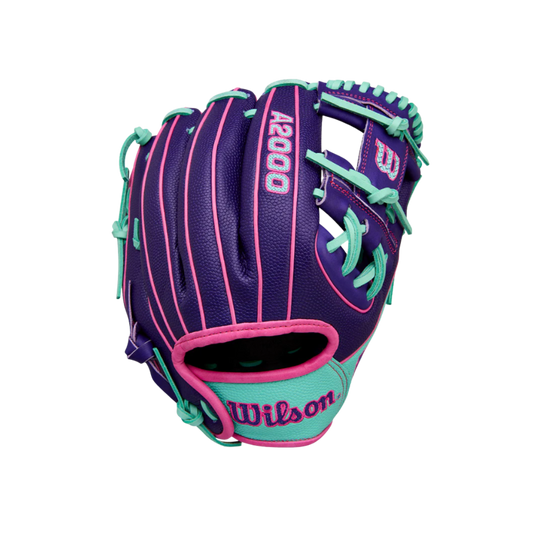 Wilson A2000 DP15 Infield Glove (Purple/Mint/Pink) 11.5''
