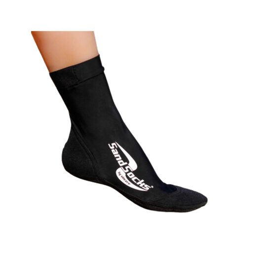 Sand Socks Black Beach Socks Small (4.5-6.5)