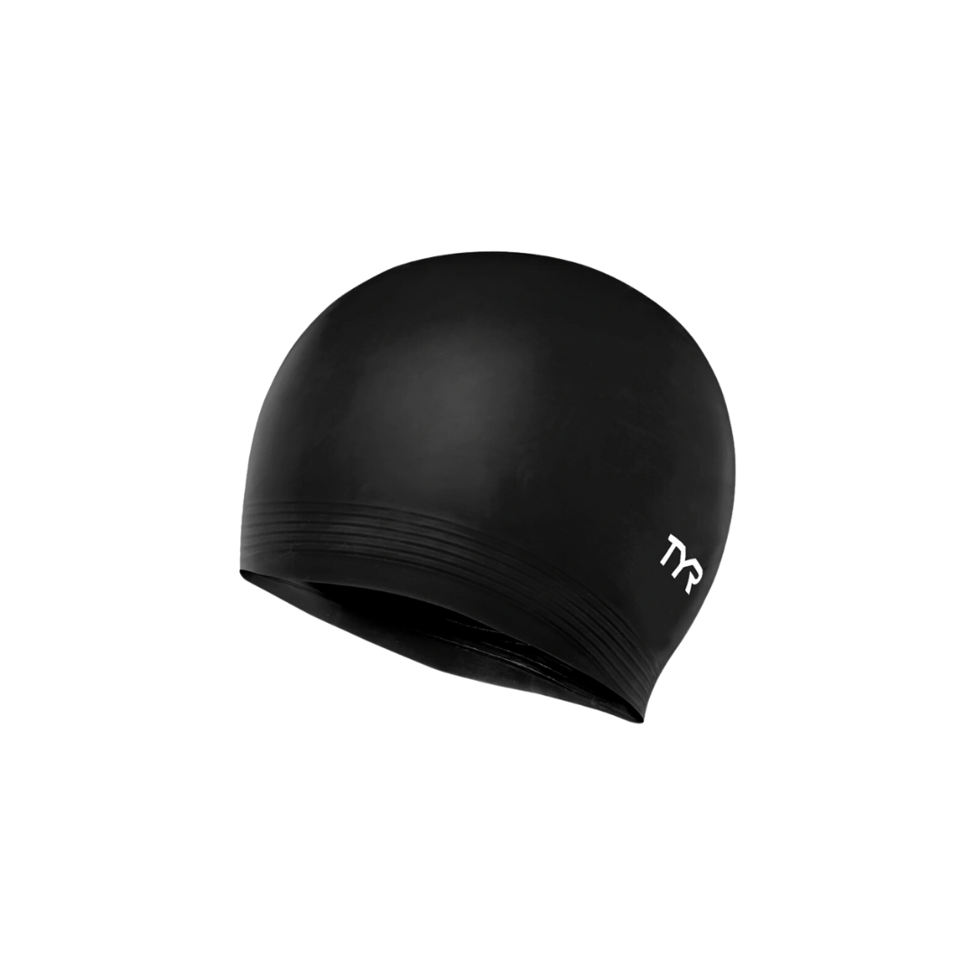 TYR Latex Swim Cap Black