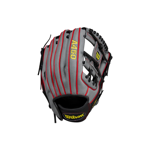 Wilson A450 Glove Left Hand Thrower (Grey/Black) 11.5''