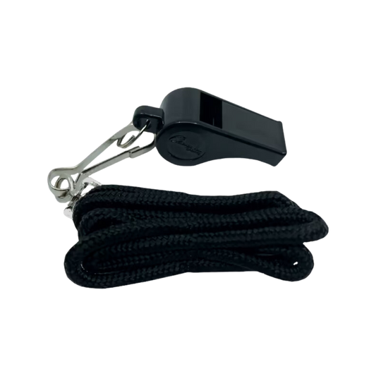 Champion Sports Plastic Whistle & Lanyard