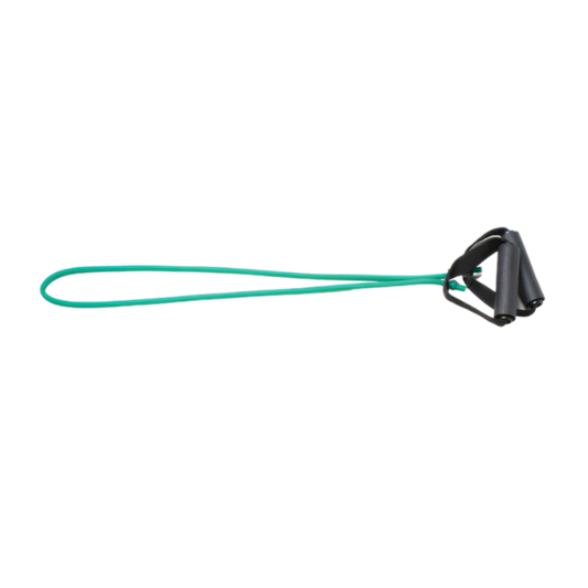 CanDo Medium Exercise Band with Handles Green 48''