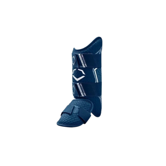 EvoShield Adult Pro SRZ Batters's Leg Guard Left Hand Hitter (Navy)