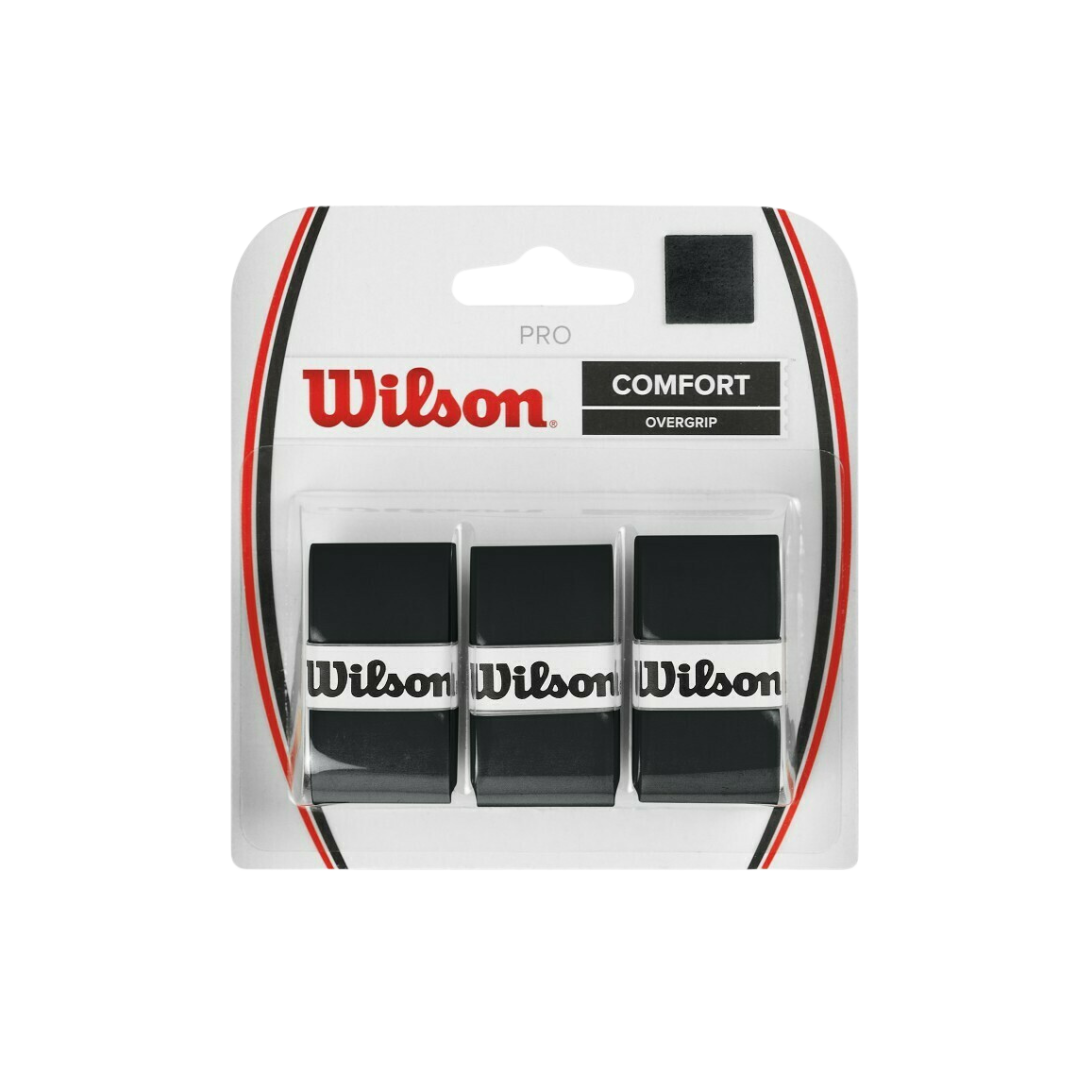 Wilson Pro Overgrip Comfort 3 Pk (Black)