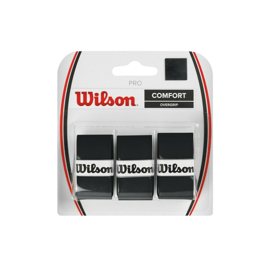 Wilson Pro Overgrip Comfort 3 Pk (Black)