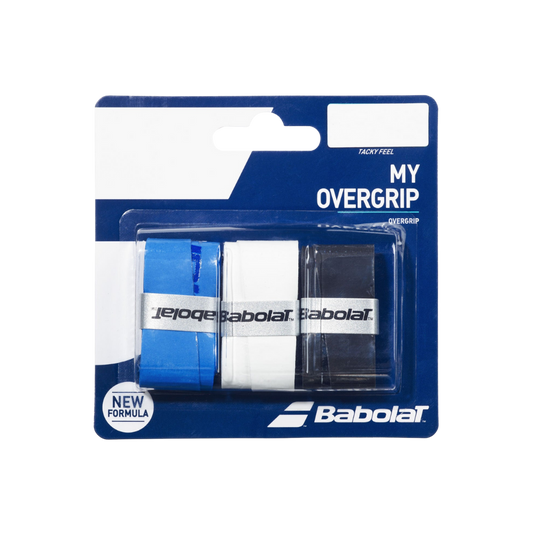 Babolat My Overgrip x 3 Overgrip (Blue/White/Black)