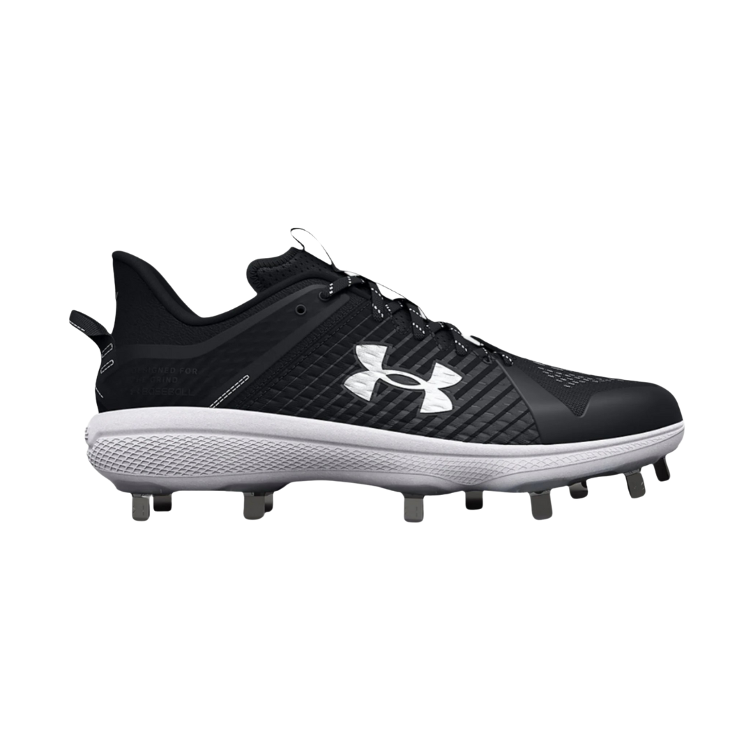 Under Armour Adult Low Metal Cleats (Black)