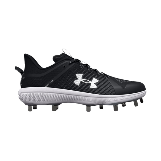 Under Armour Adult Low Metal Cleats (Black)