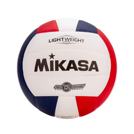 Mikasa Light Weight Training Volleyball 8oz. (Red/White/Navy)