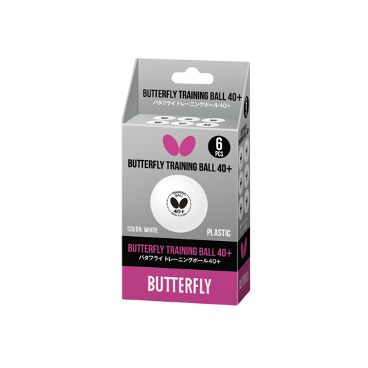 Butterfly Training T.T. Ball White 6/Pk