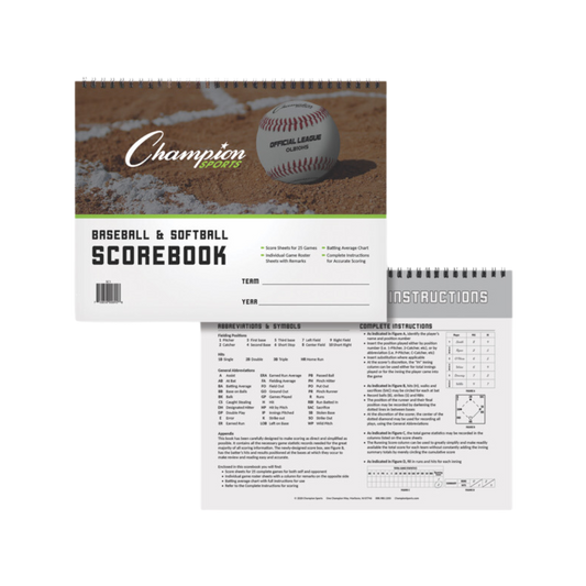 Champion Sports Baseball Scorebook