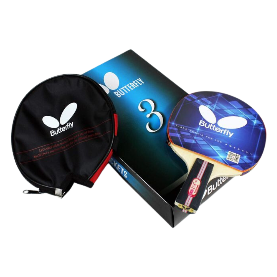 Butterfly 302 T.T. Racket with Cover (ITTF)