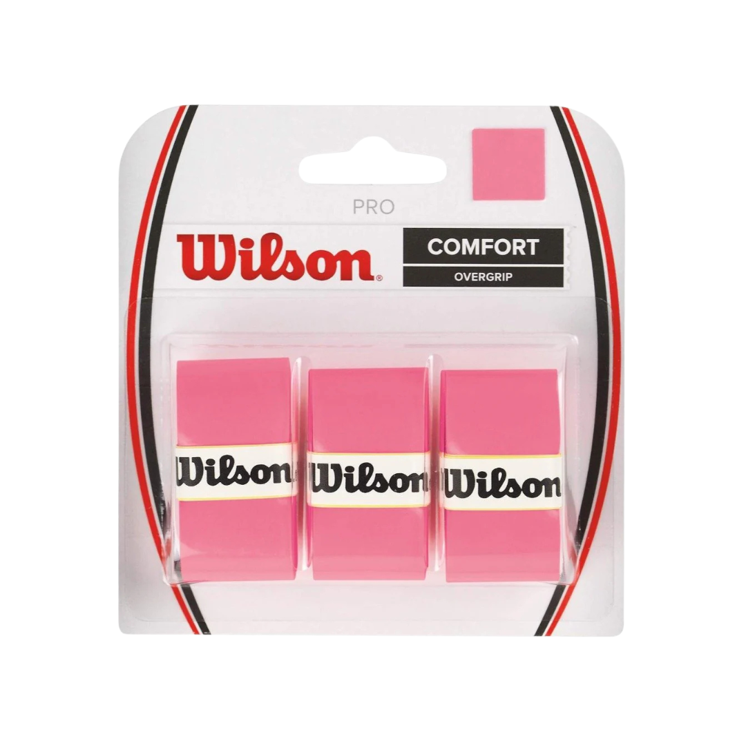 Wilson Pro Overgrip Comfort 3 Pk (Pink)