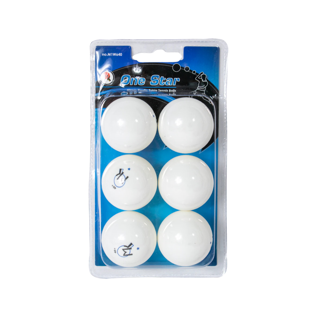 Martin Kilpatrick 1 Star Table Tennis Balls 6 Pk