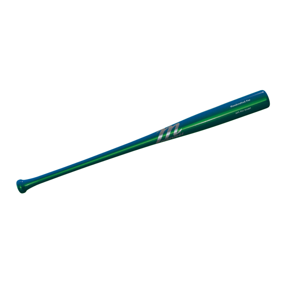 Marucci AP5 Pro Maple Bat (Green/Blue)