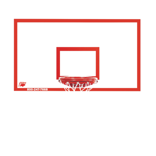 Bison Basketball Steel Backboard 42" x 72"