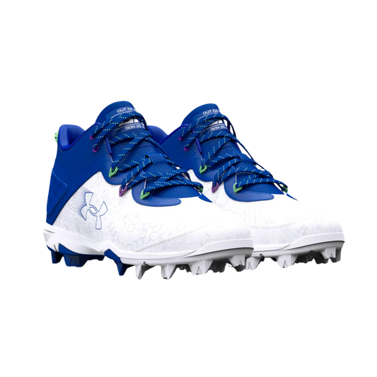 Under Armour Harper 8 Mid Rubber Cleats (Royal)