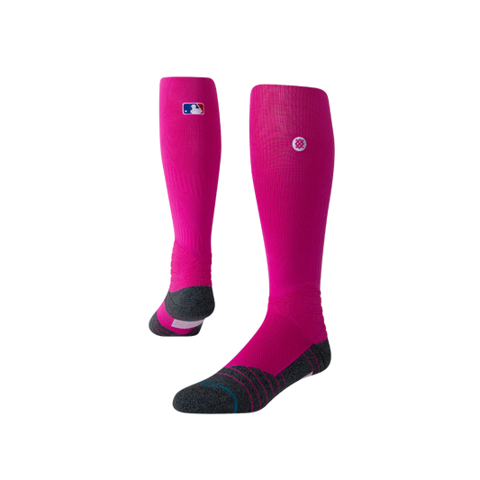 Stance MLB Diamond Pro OTC Socks Large (Pink)