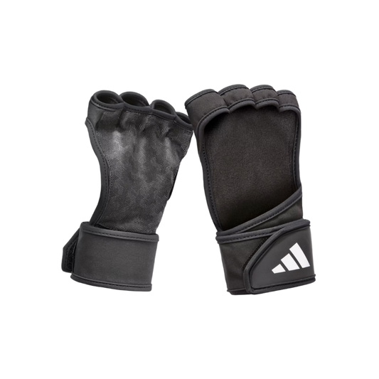Adidas Open Back Fitness Gloves (Black)