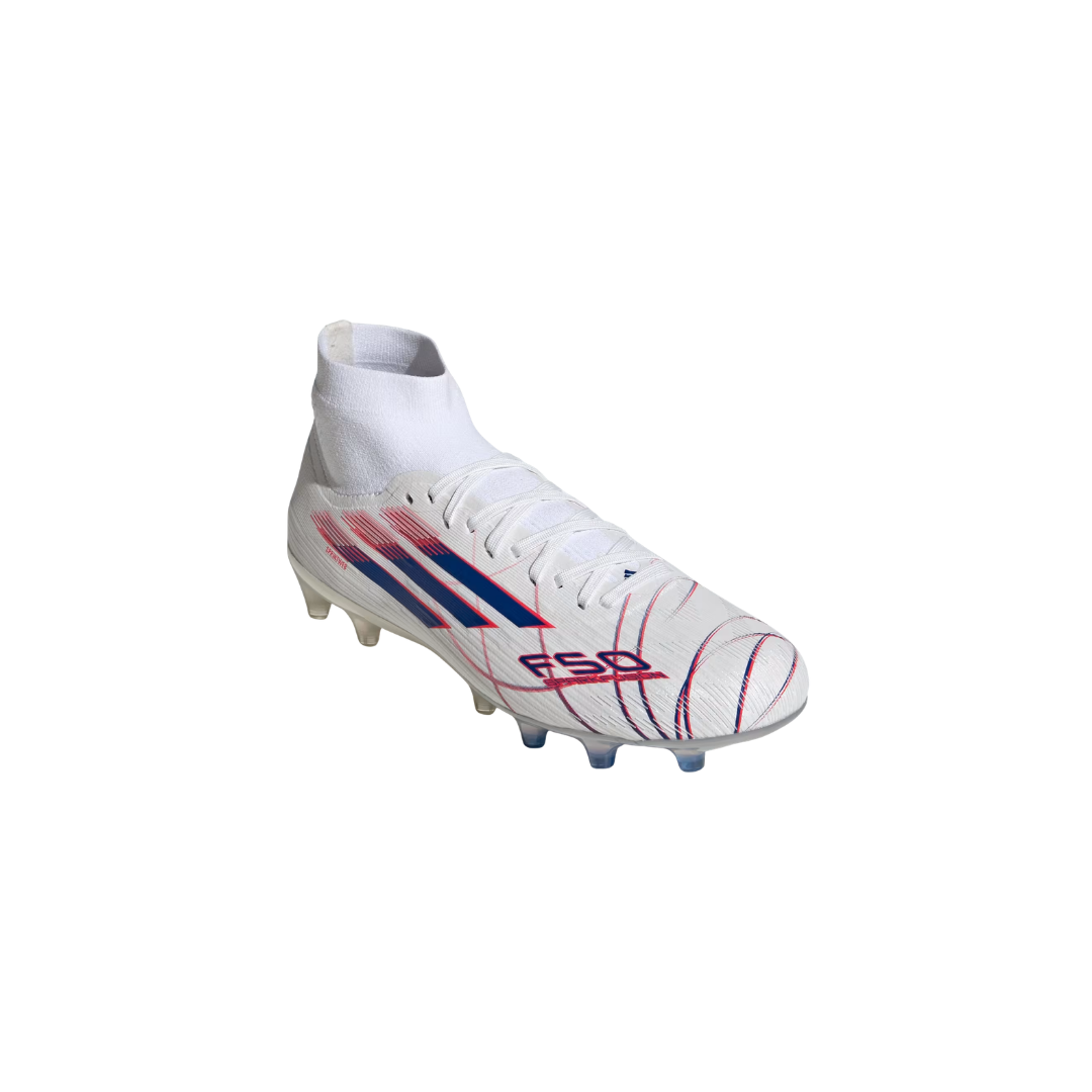 Adidas F50 Sparkfusion Pro FG/AG (White/Royal/Red)