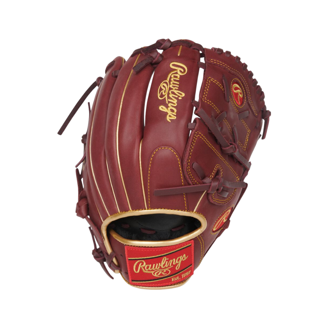 Rawlings R9 Series Left Hand Thrower Glove 12'' (Cherry)