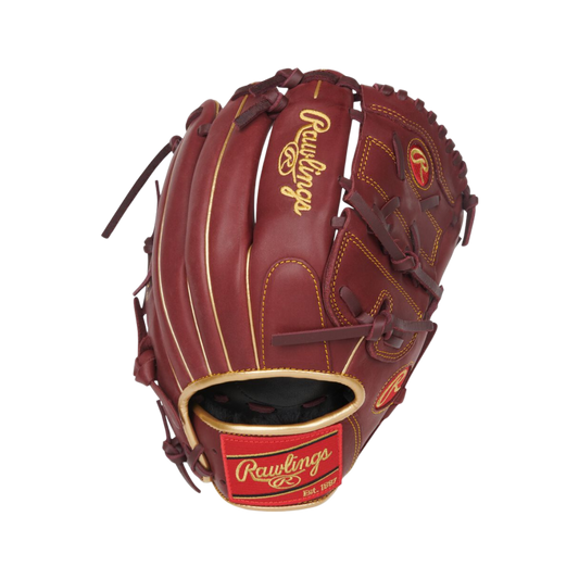 Rawlings R9 Series Left Hand Thrower Glove 12'' (Cherry)