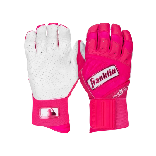 Franklin Sports Infinite Hi-Lite Powerstrap Batting Gloves (Pink)