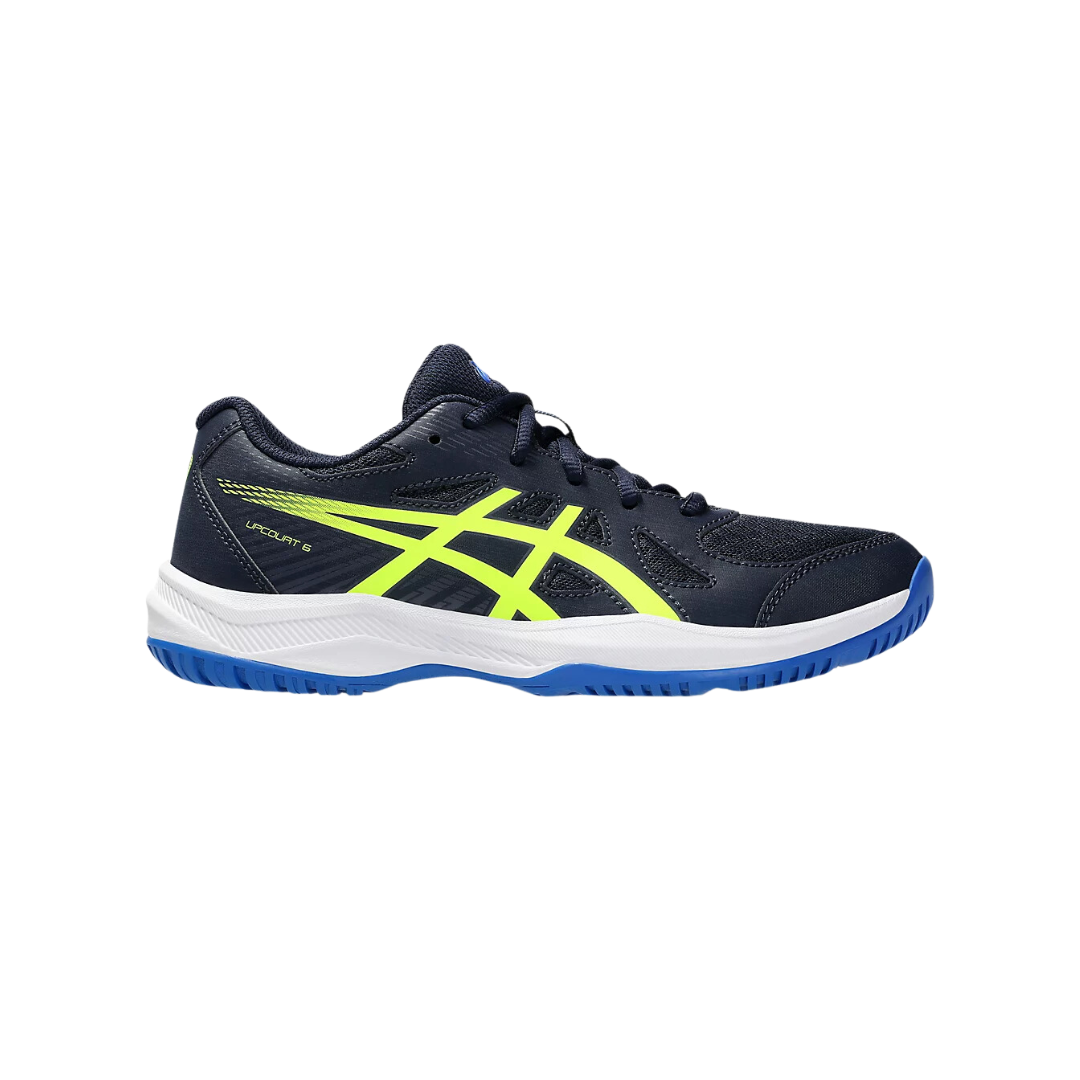 Asics Youth Upcourt  6 (Midnight/Safety Yellow)
