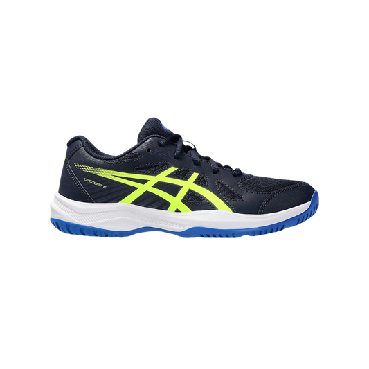 Asics Youth Upcourt  6 (Midnight/Safety Yellow)
