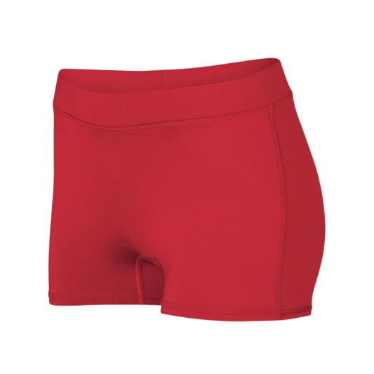 Augusta Girls Dare Lycra Shorts Small (Red)