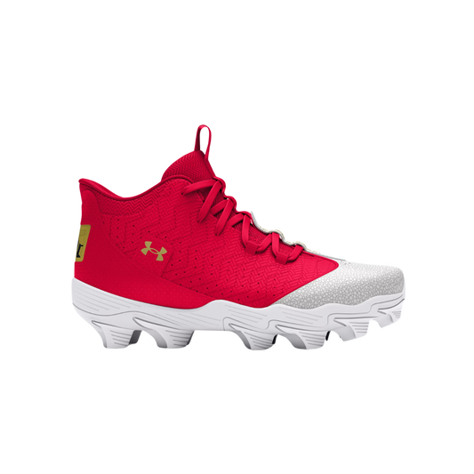 Under Armour Harper 9 RM Jr. Baseball Cleats (Red)