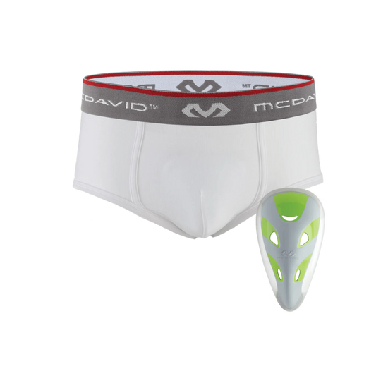 McDavid Youth Brief with Flex Cup (7-12 yrs) Large 25''-27''