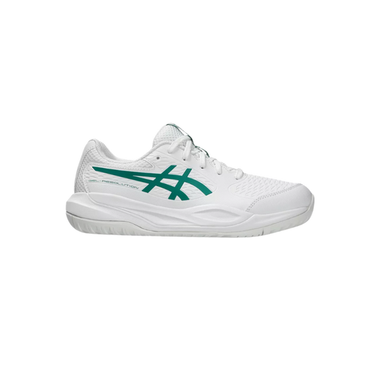 Asics Gel Resolution X Youth (White/Pitch Green)