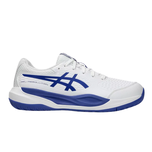 Asics Gel Resolution X Youth (White/Dark Cobalt)
