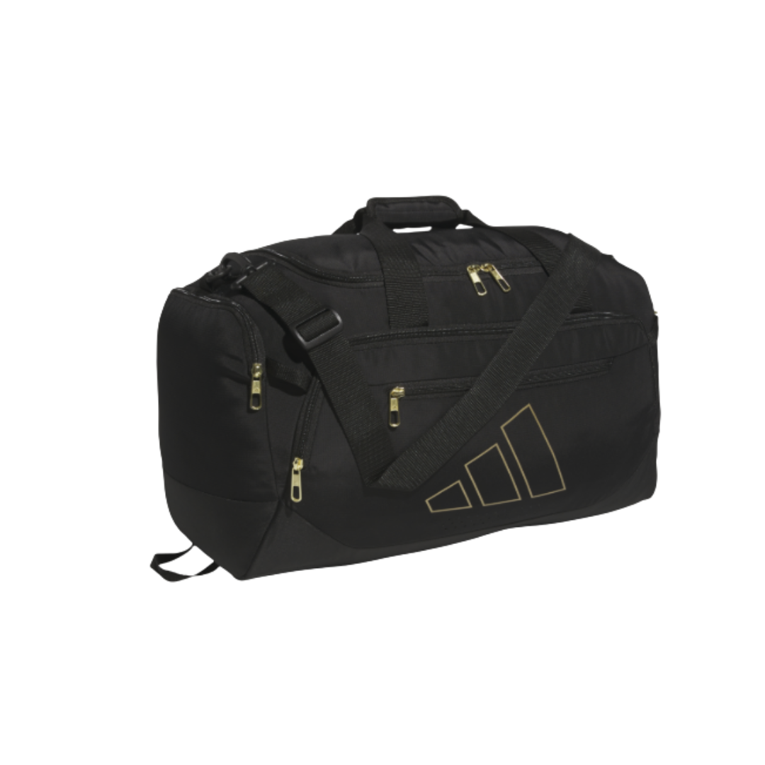 Adidas Defender Small Duffel (Black/Gold)
